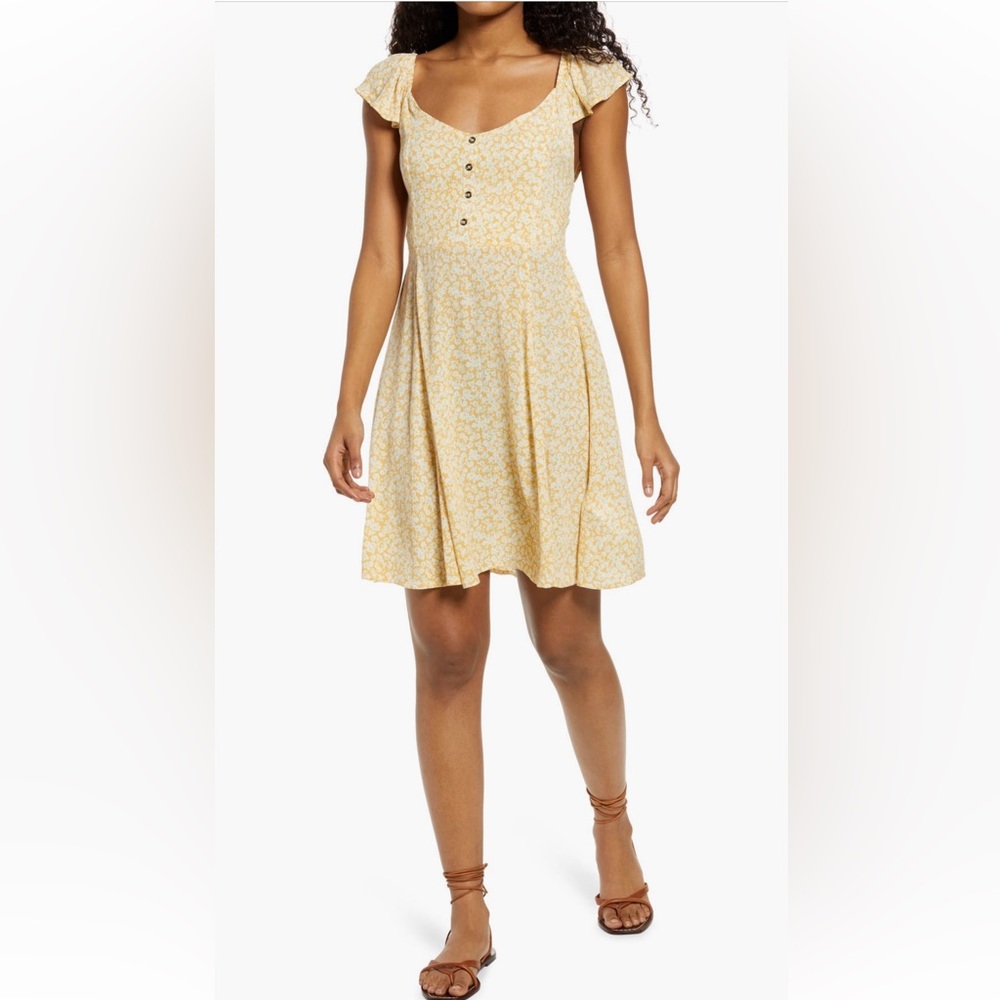 Billabong Forever Yours Floral Print Dress